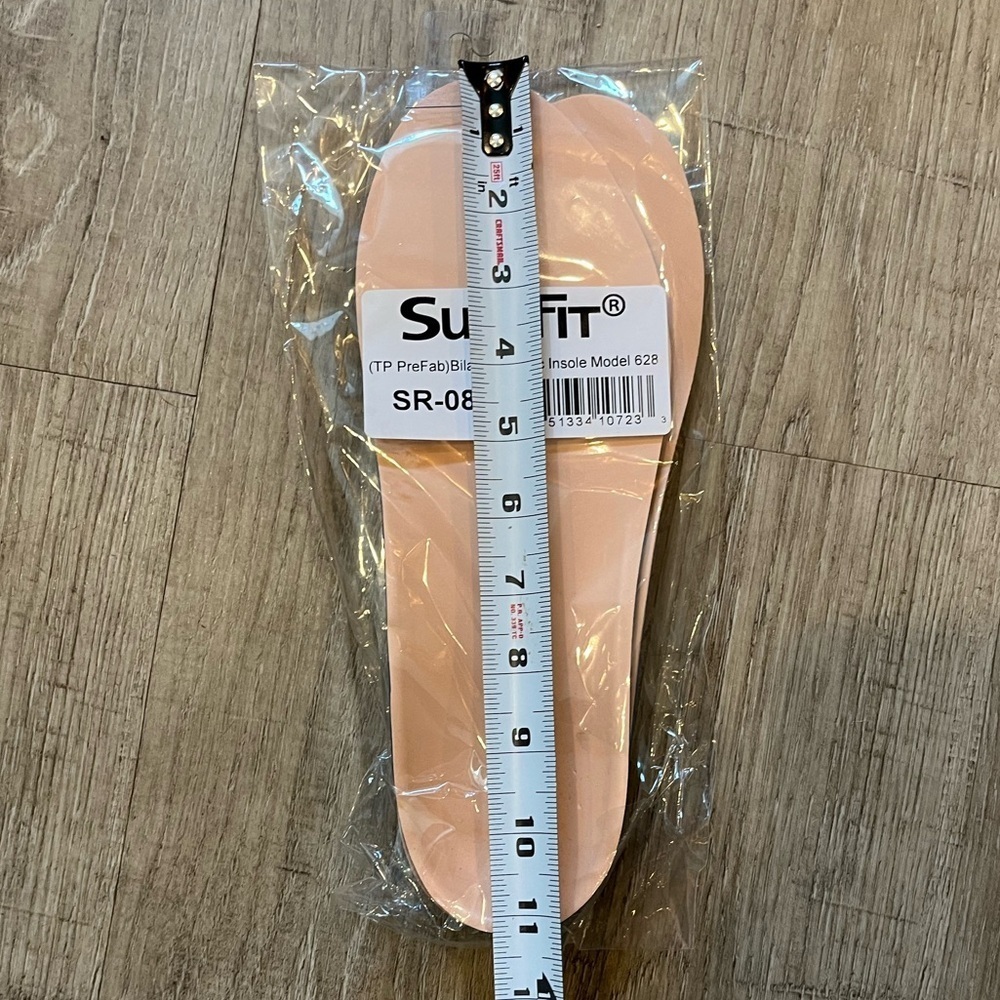 Sure Fit SR-08V Bilam Diabetic Insole in Soft Beige Model 628 - Picture 6 of 7